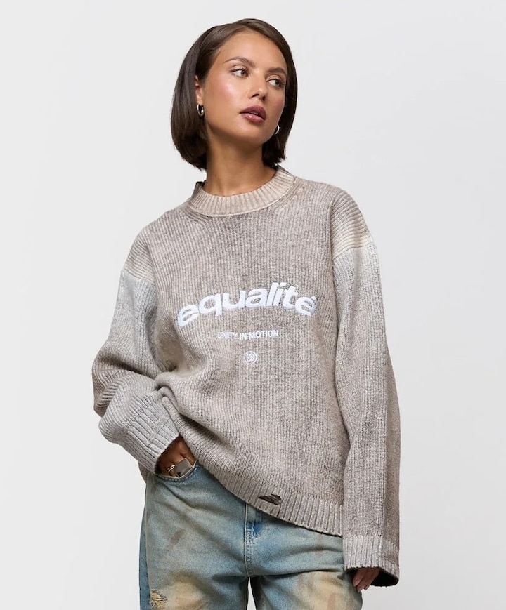 Uniseks sweater grijs