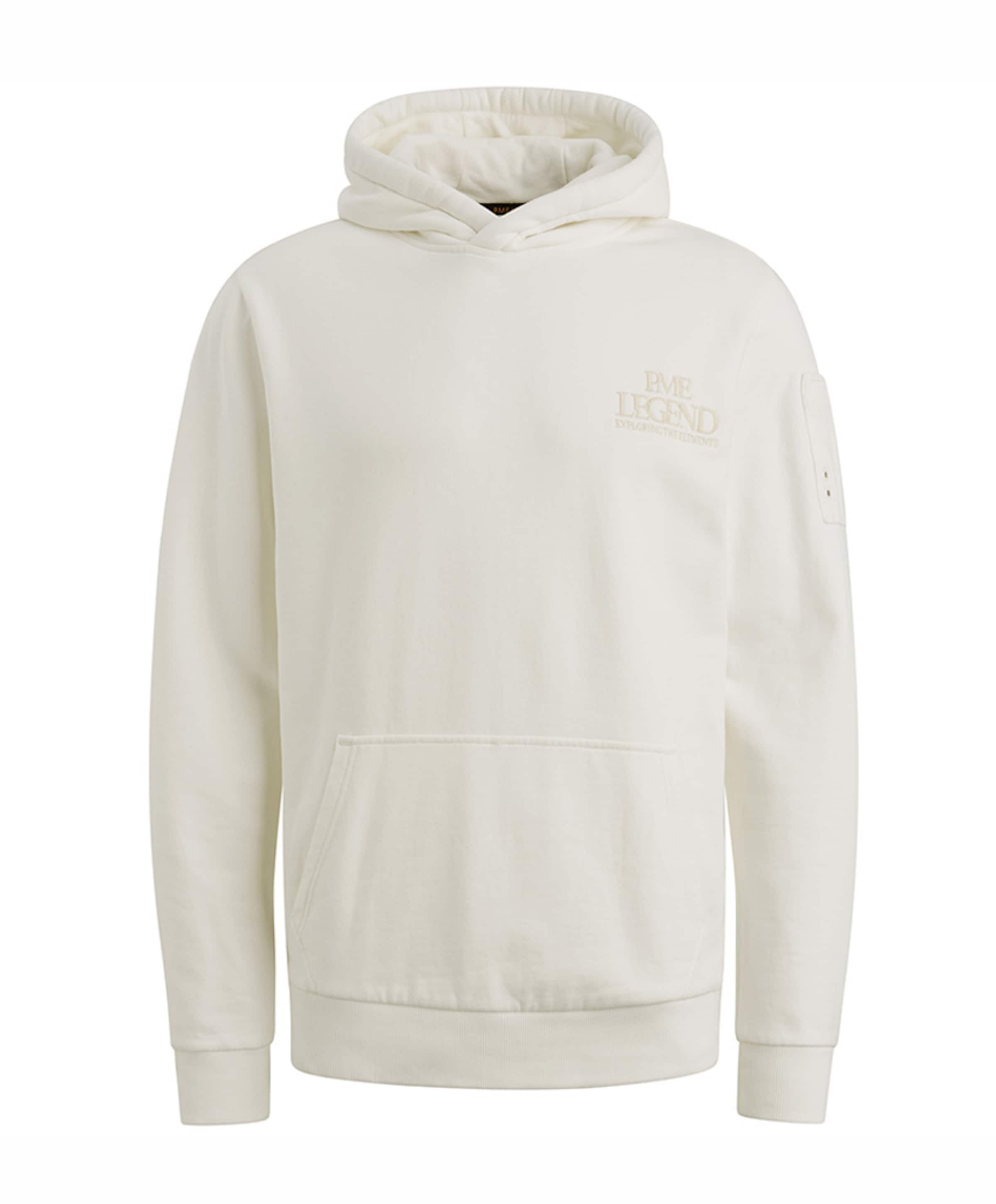 Heren hoodie ecru
