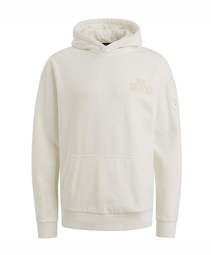 Heren hoodie ecru