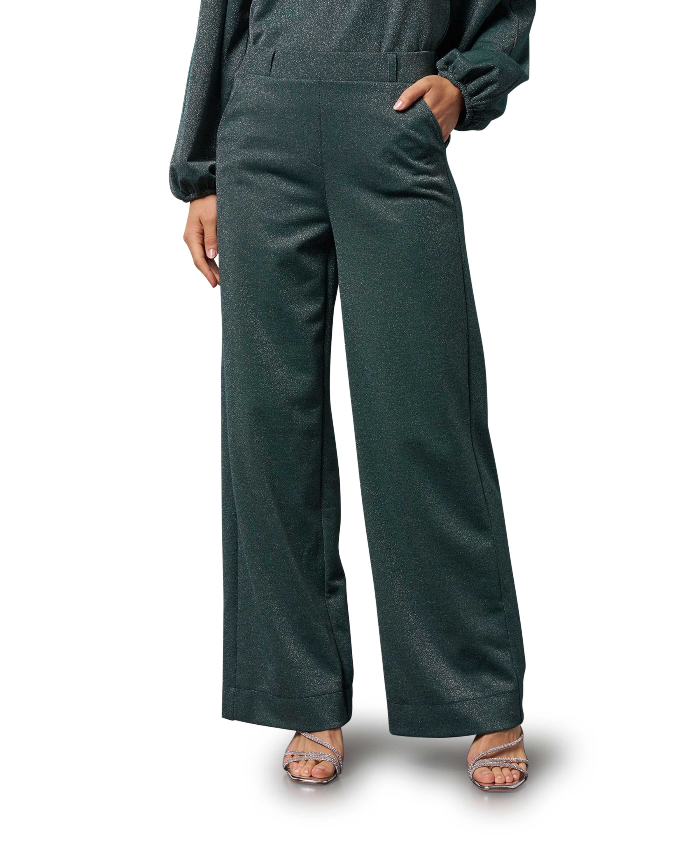 Lexie sparkle broek groen