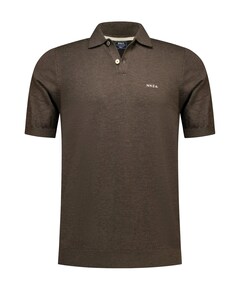 Heren polo bruin