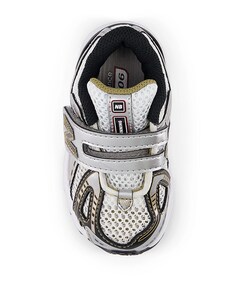 1906 hook & loop uniseks sneakers  zilver