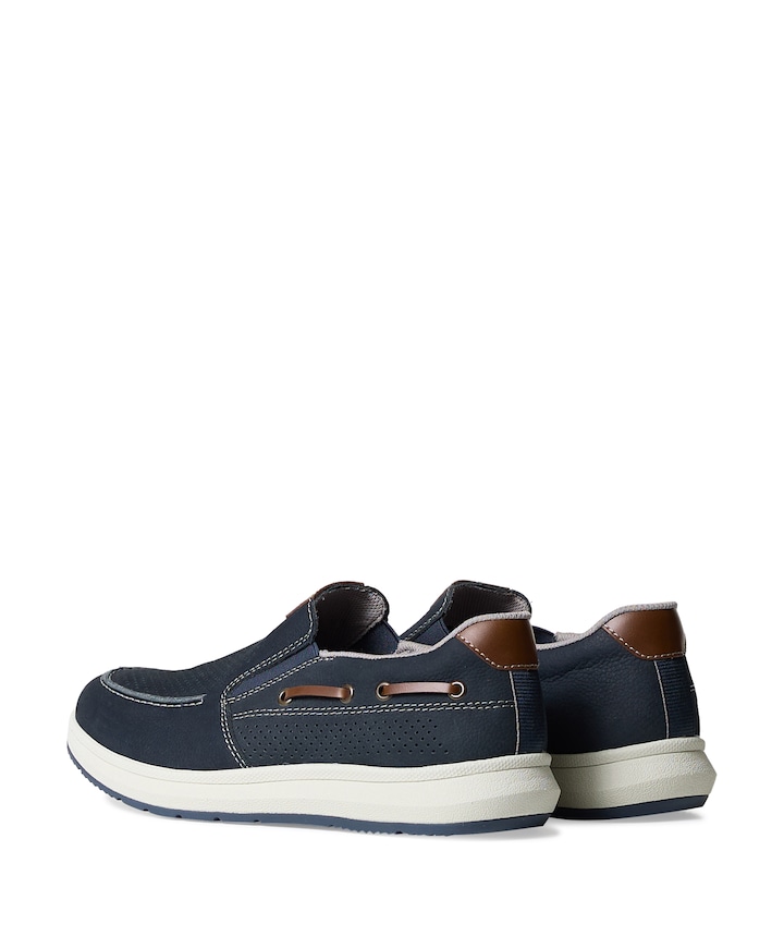 heren instappers blauw