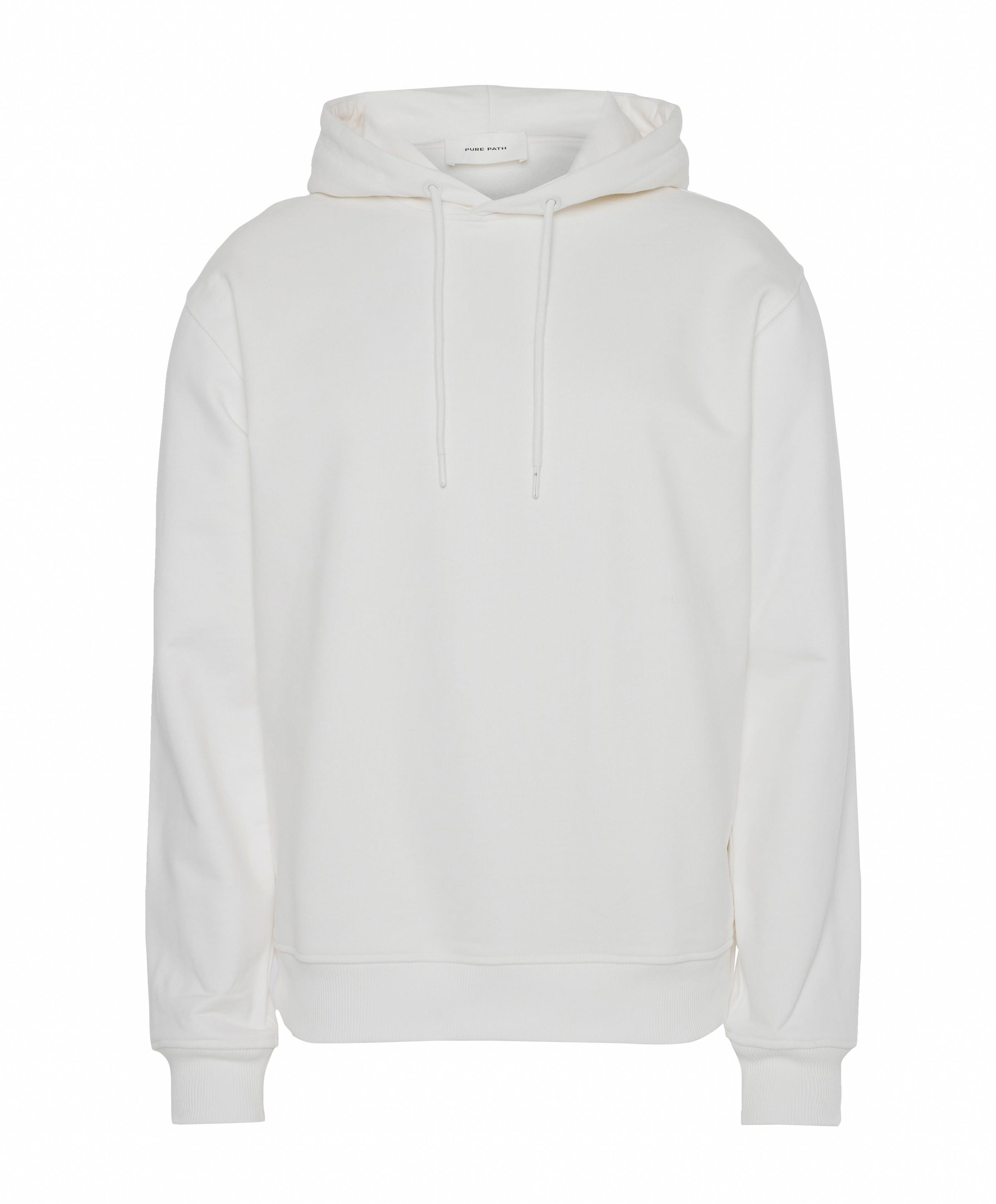 Heren hoodie ecru