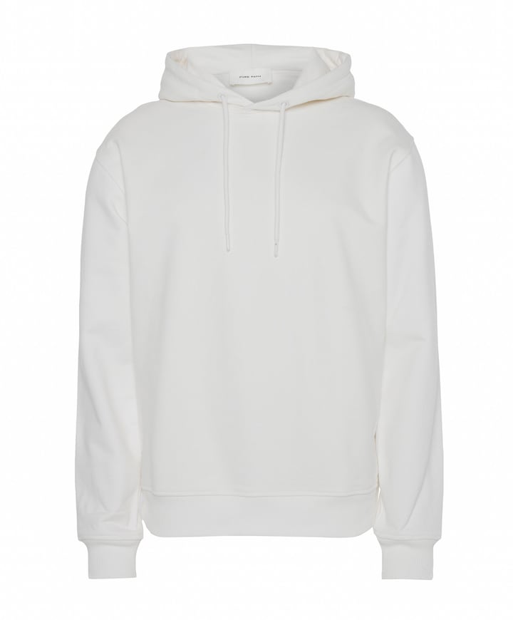 Heren hoodie ecru