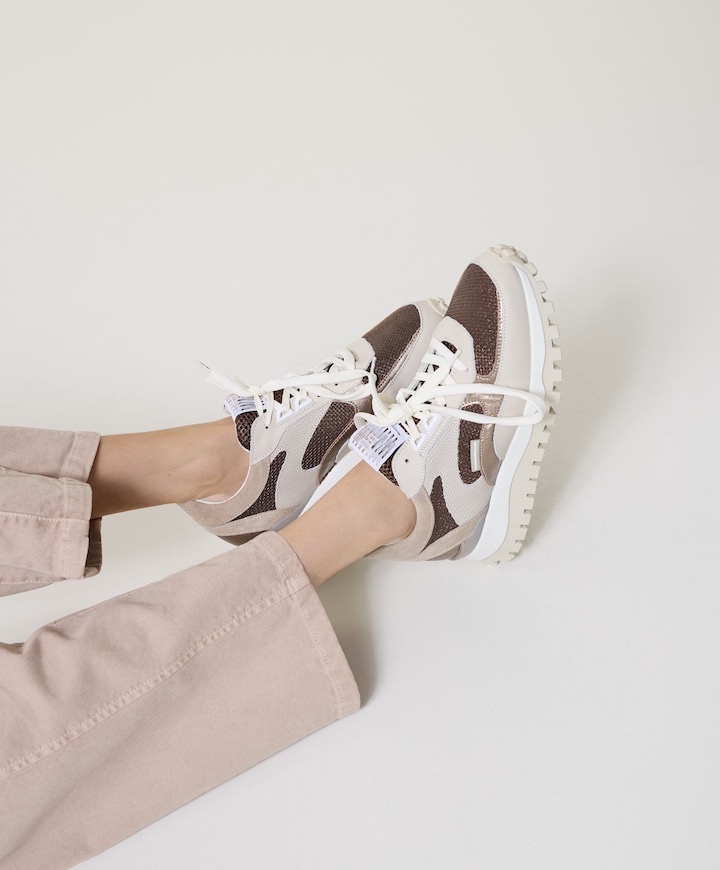 dames sneakers bruin