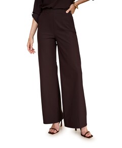 Lexie LONG bonded trousers dames broek bruin