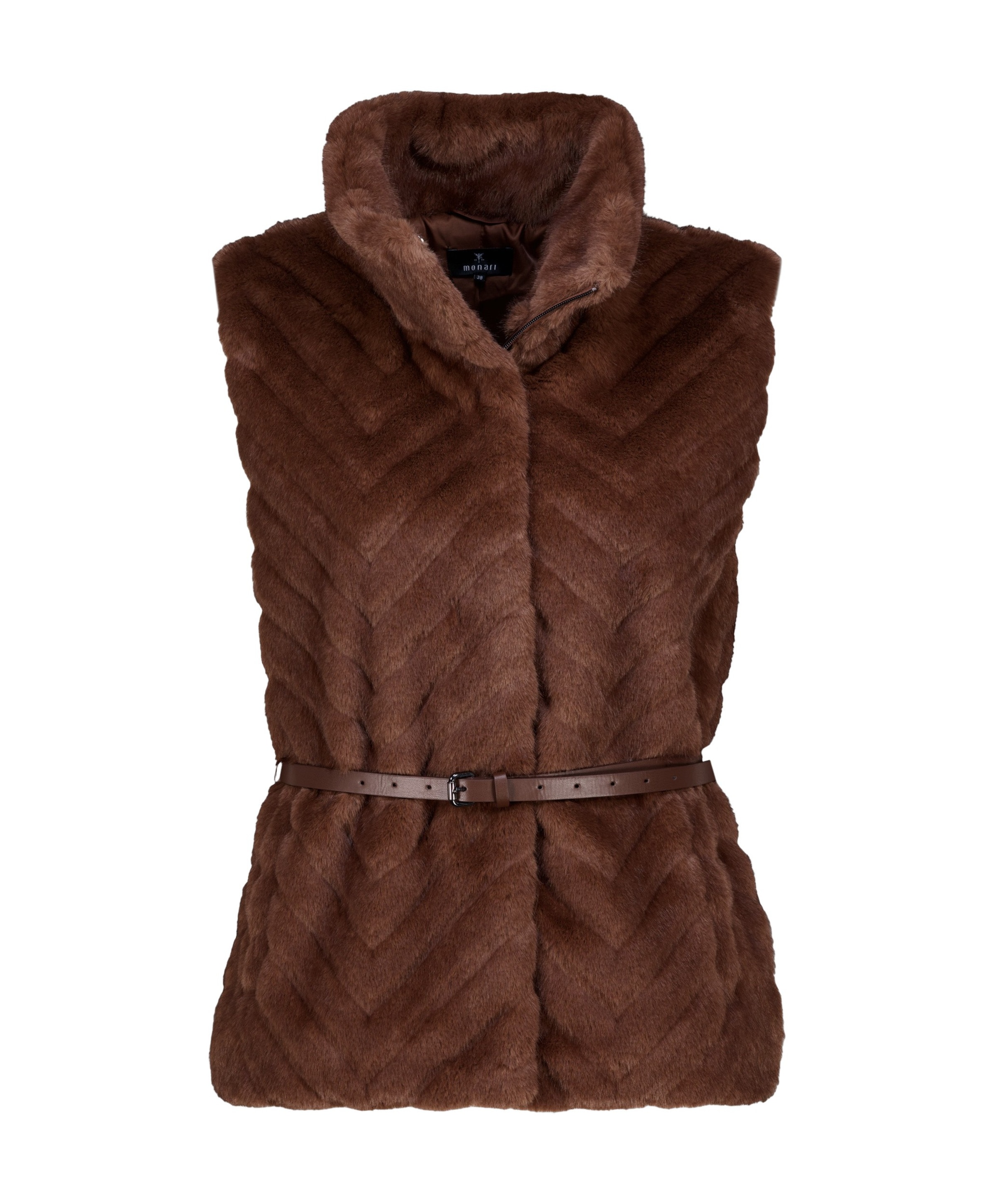 Dames gilet bruin