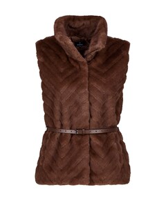 Dames gilet bruin