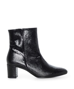 dames enkellaarzen zwart