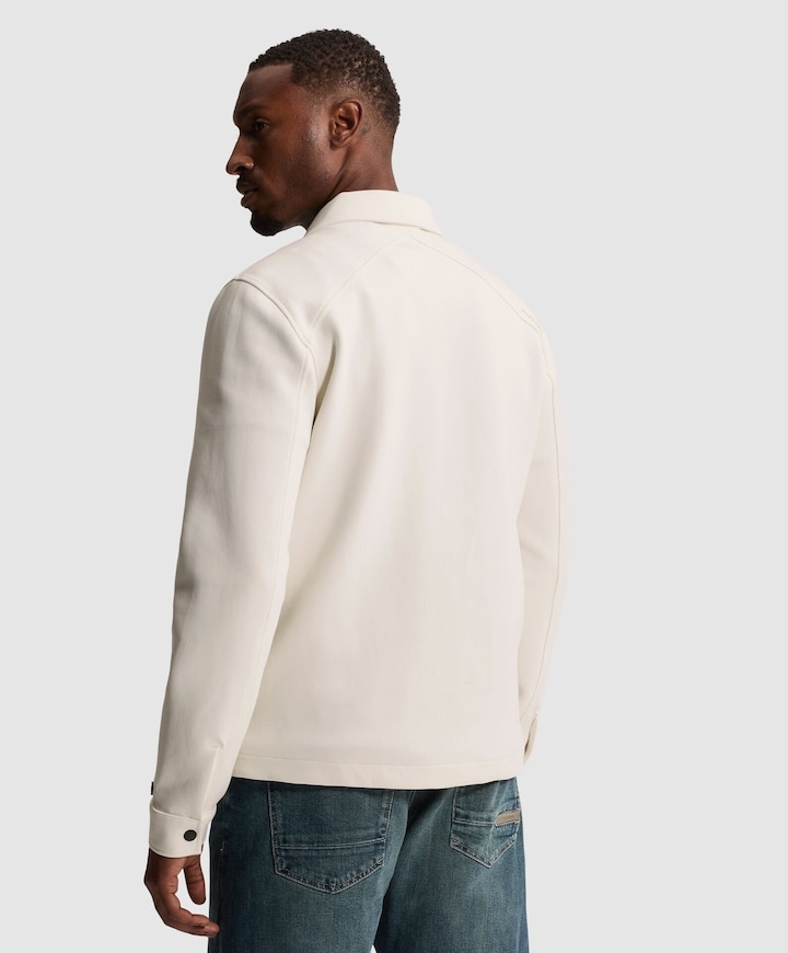 Heren overshirt ecru