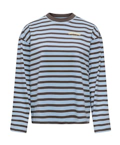Dames longsleeve blauw