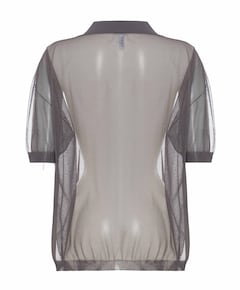 Dames polo grijs