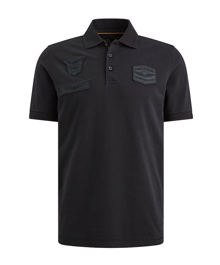 Heren polo blauw