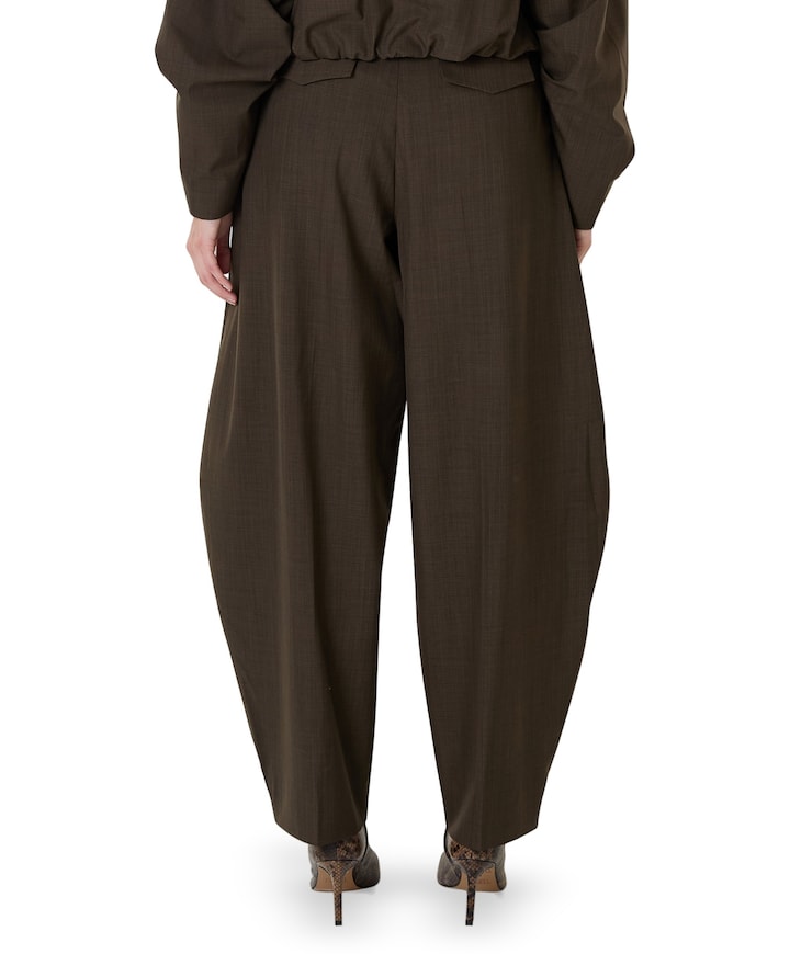 Dante Mid waist Pants dames broek groen