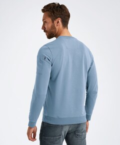 Heren sweater blauw