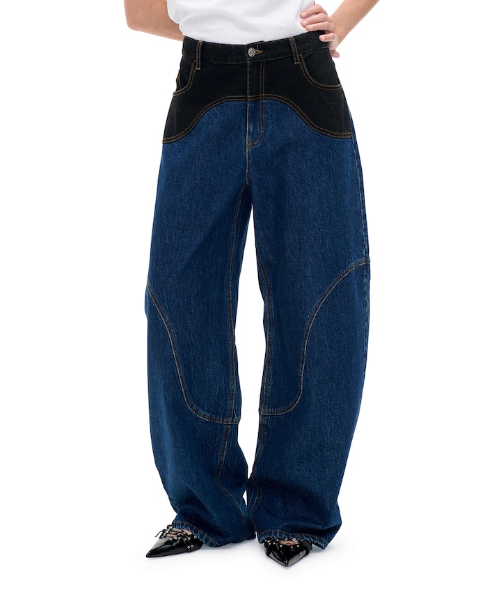 NAPOLEN dames jeans blauw