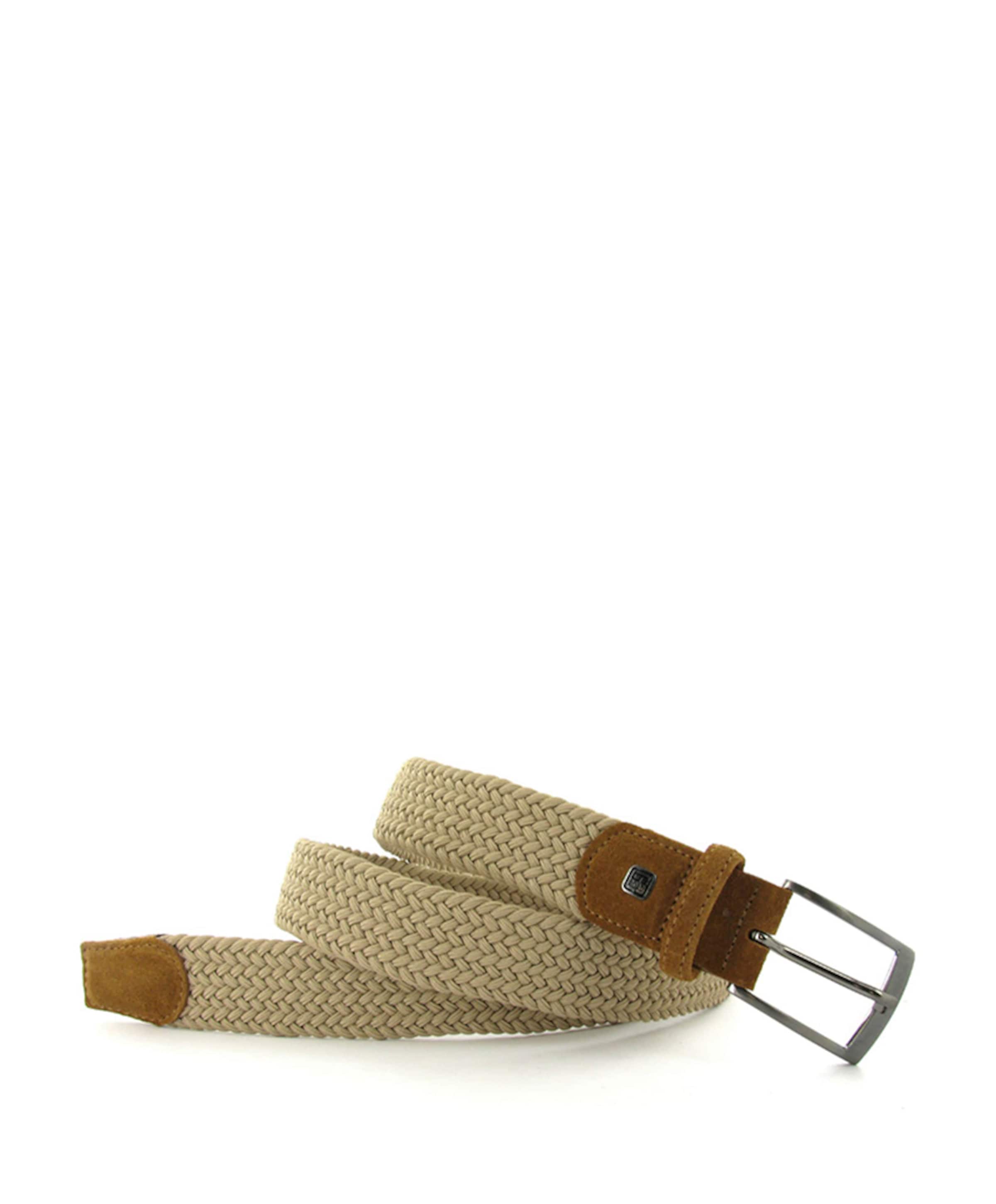 Heren riem beige