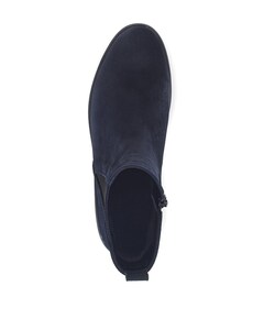 dames enkellaarzen blauw