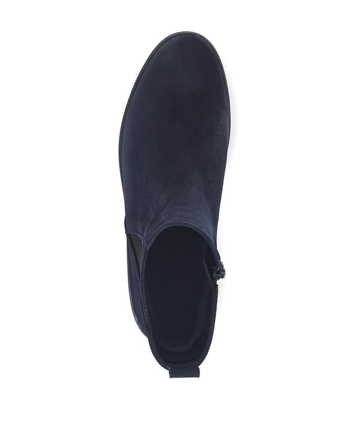 dames enkellaarzen blauw