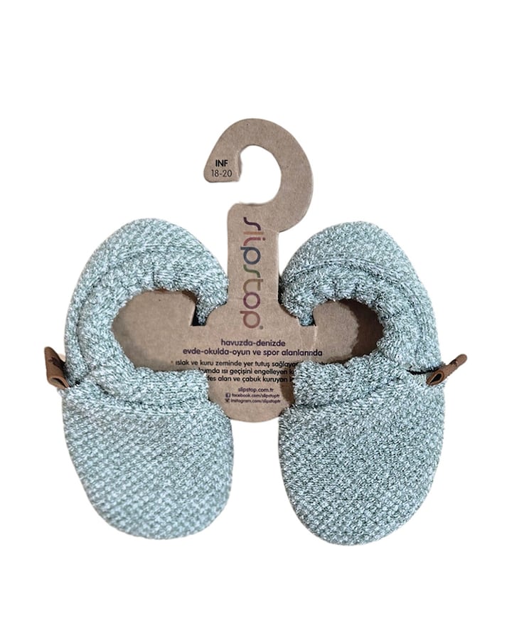 Slipstop booties uniseks pantoffels  groen