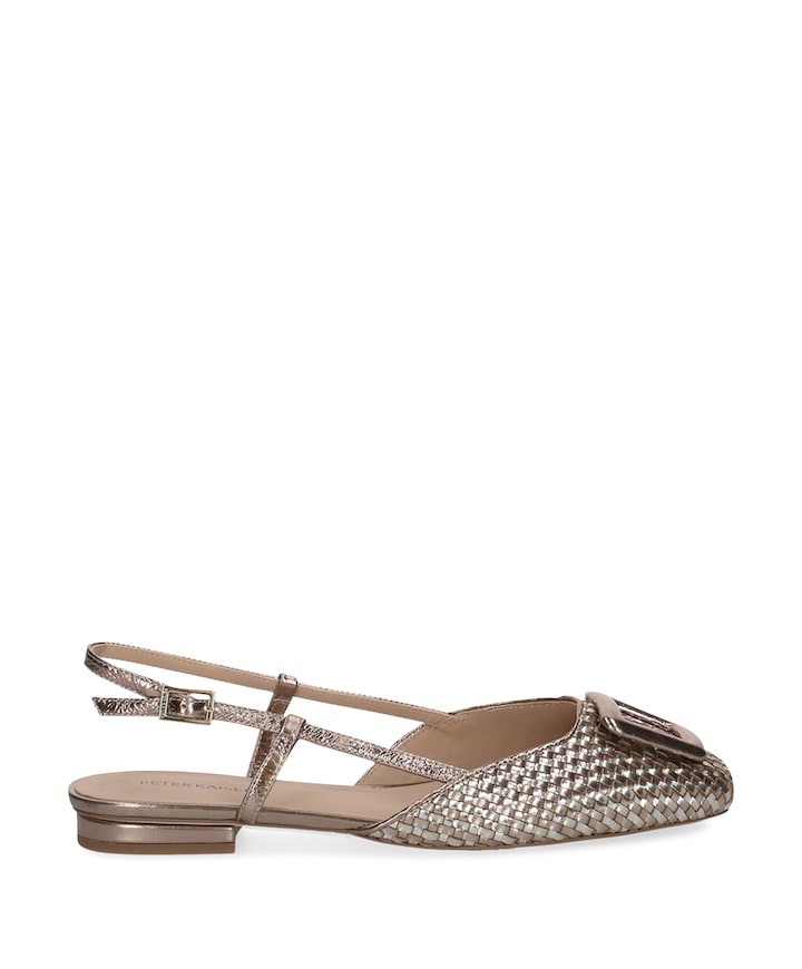 dames slingbacks goud
