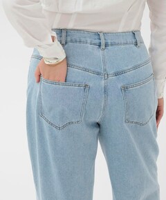 KCninna Cropped Barrel dames jeans blauw