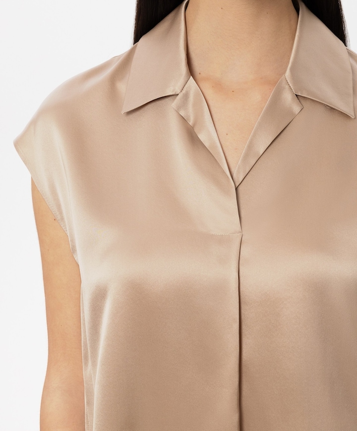 Dames top beige