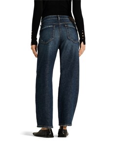 Elli long dames jeans blauw