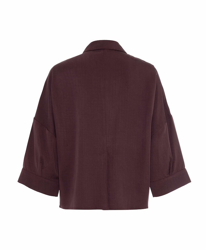 Dames blouse bordeaux