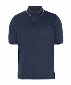 Heren polo blauw
