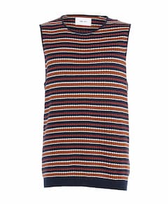 Heren singlet blauw