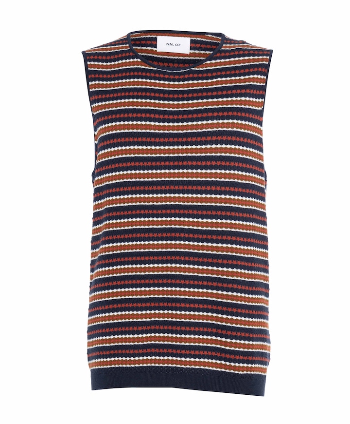 Heren singlet blauw