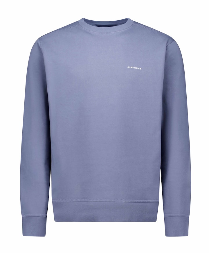 Heren sweater blauw
