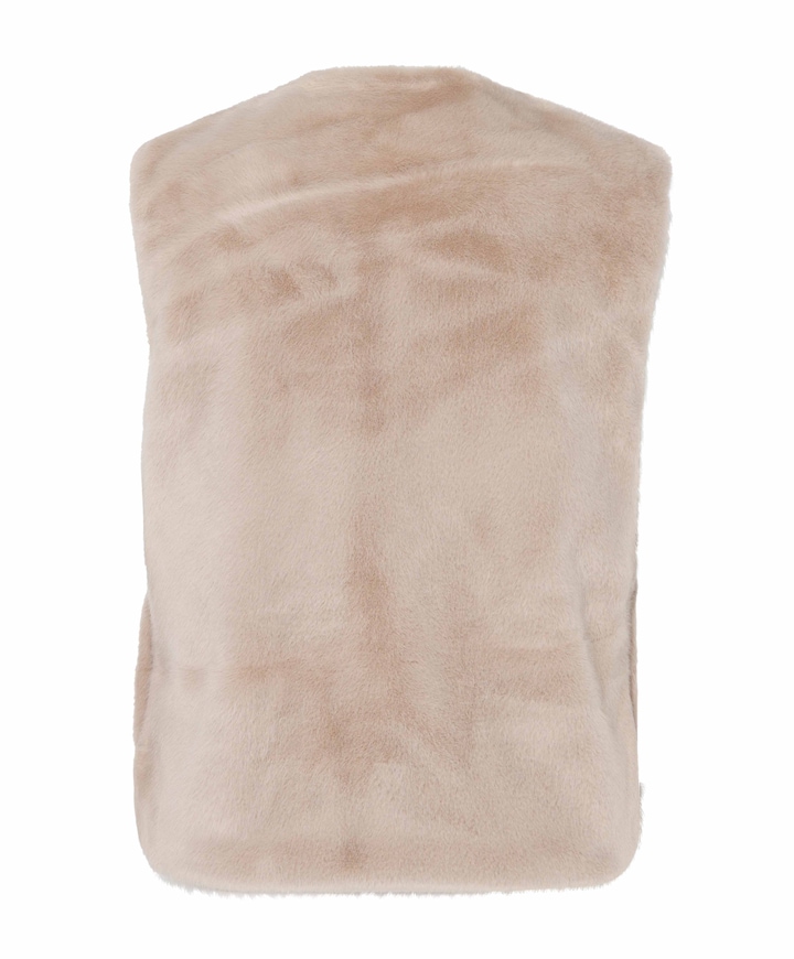 Dames gilet grijs