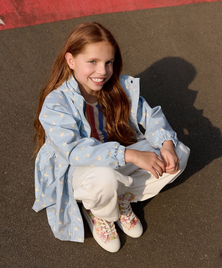 meisjes veterschoenen multicolor