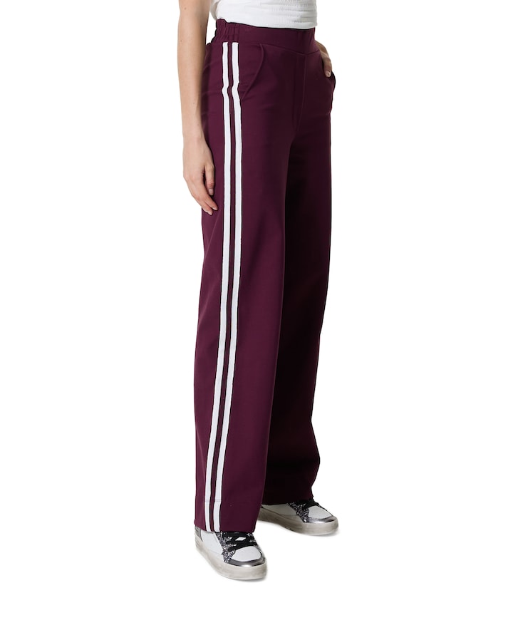 Tape broek bordeaux