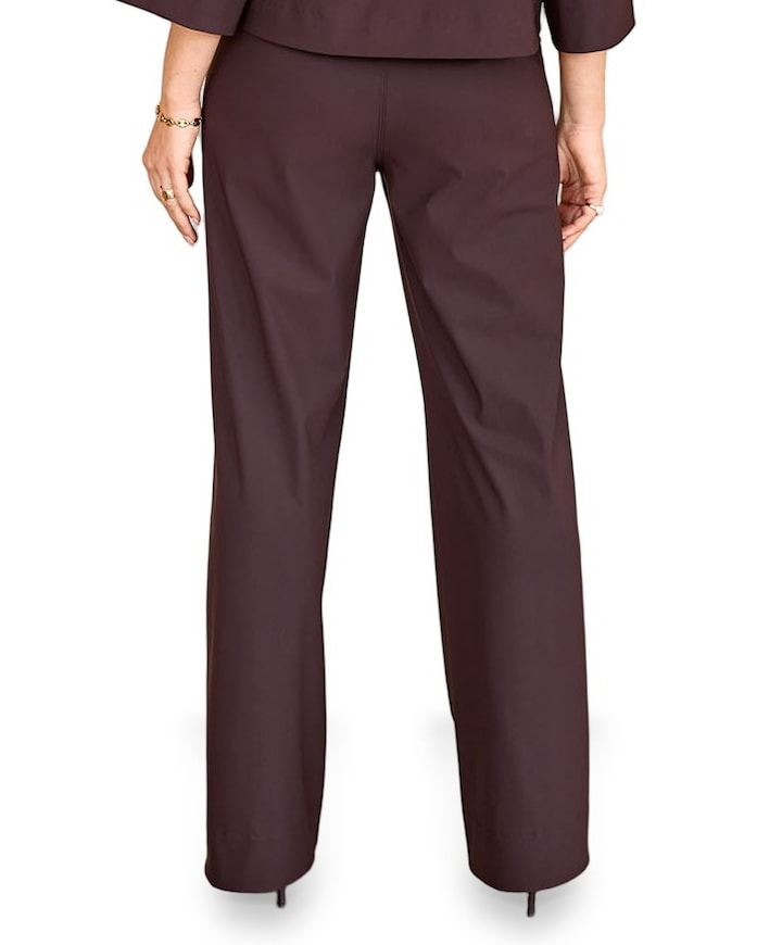 Lexie bonded broek bruin