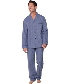 Heren pyjamaset blauw