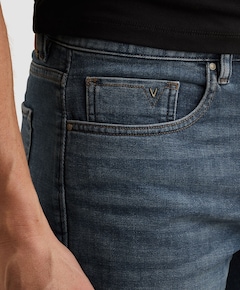 V40 RIDER heren korte broek blauw