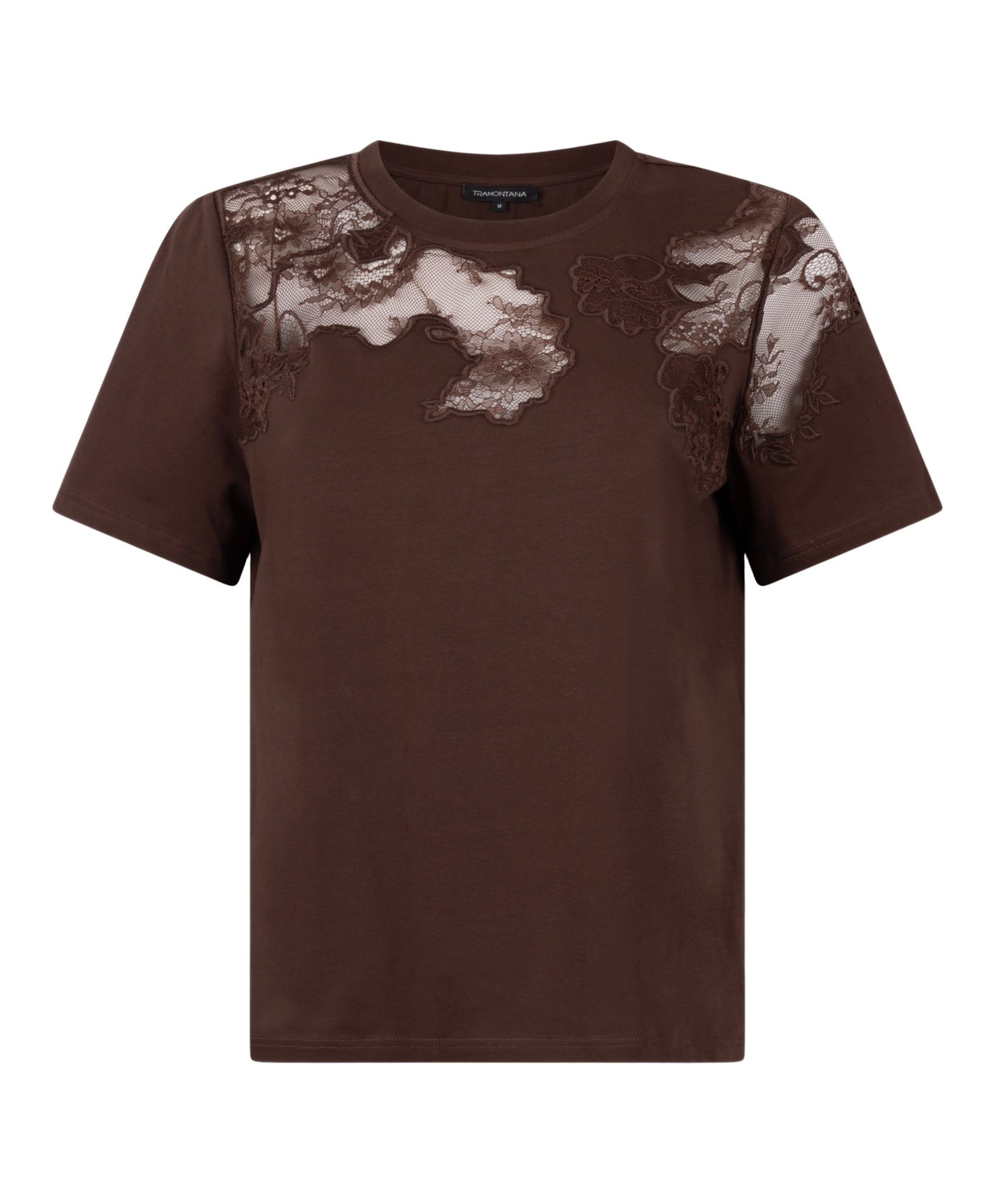 Dames T-shirt bruin