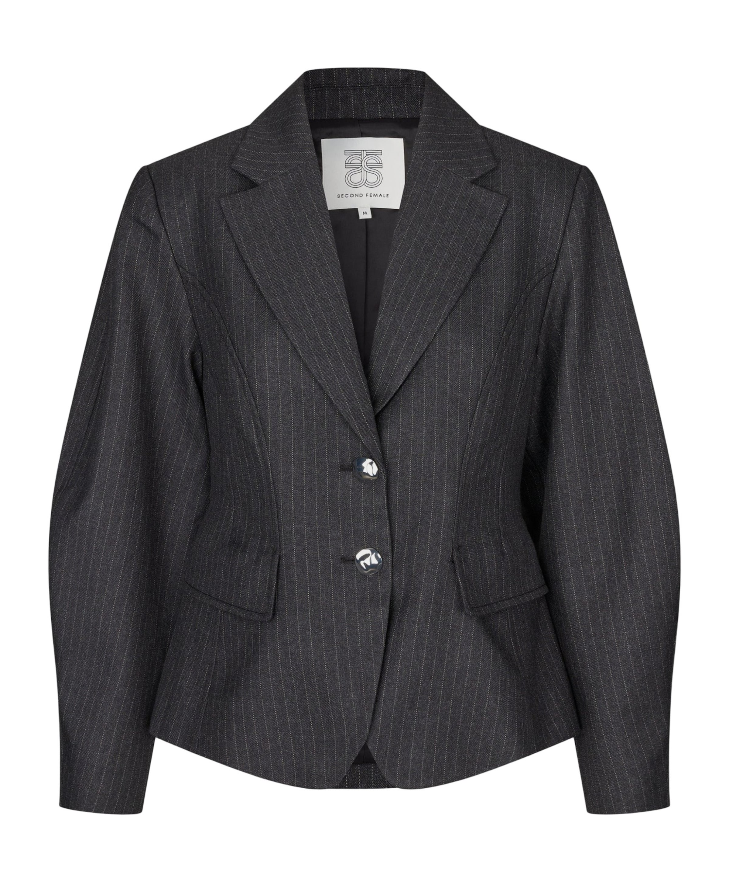 Dames blazer grijs