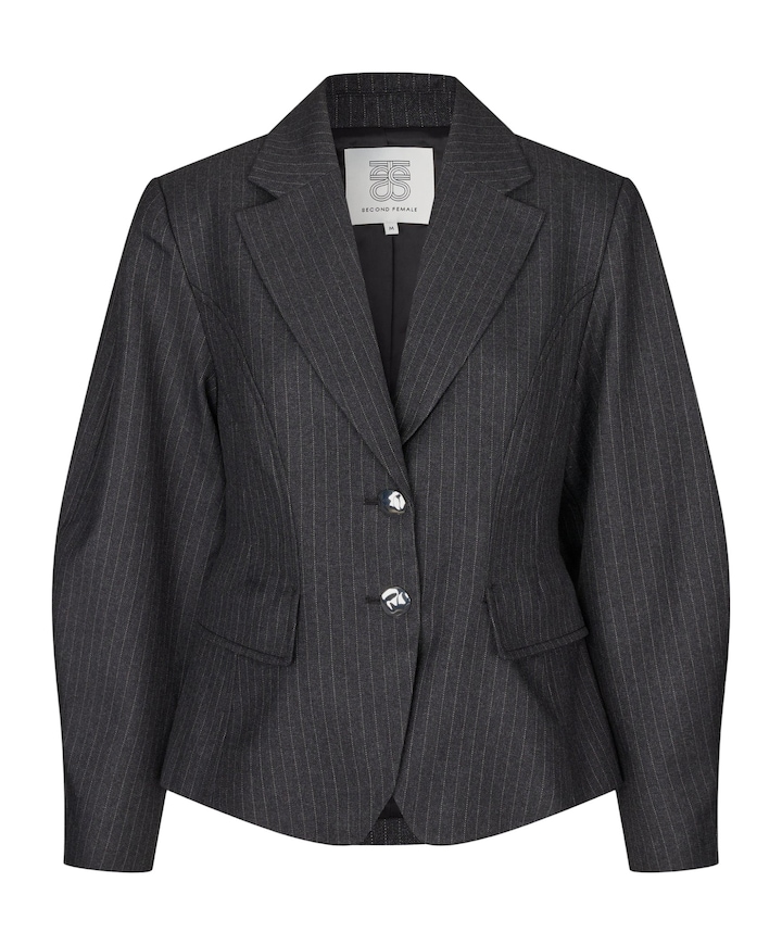 Dames blazer grijs
