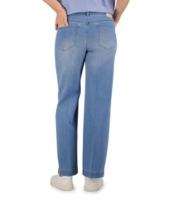 Wide leg Feminine jeans blauw