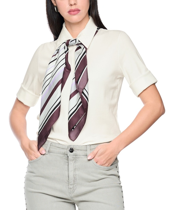 Dames polo ecru
