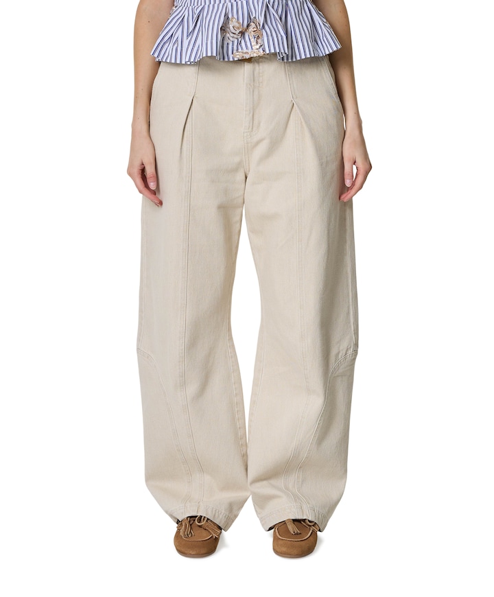 NANINA dames jeans beige