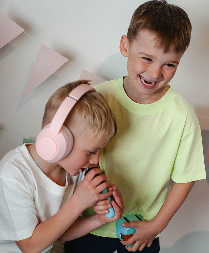 Wireless headphones roze