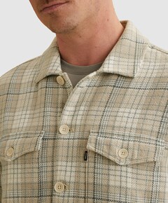 Heren overshirt beige