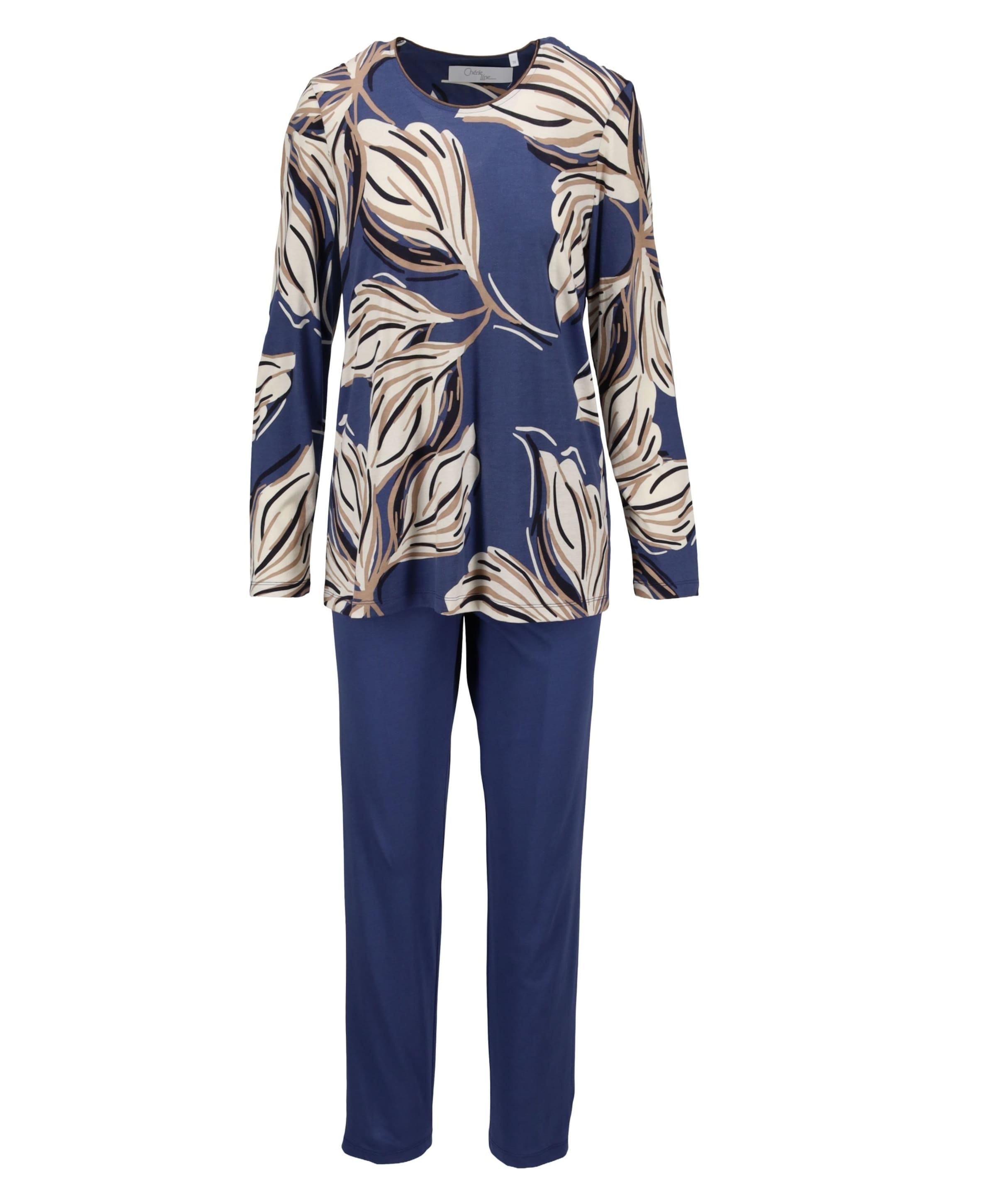 Dames pyjamaset blauw