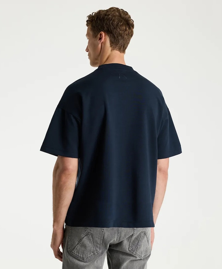 Heren T-shirt blauw
